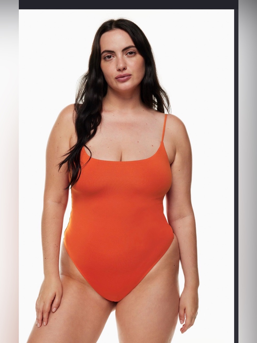 Skims Fits Everybody Cami Bodysuit Neon Red , size 3X